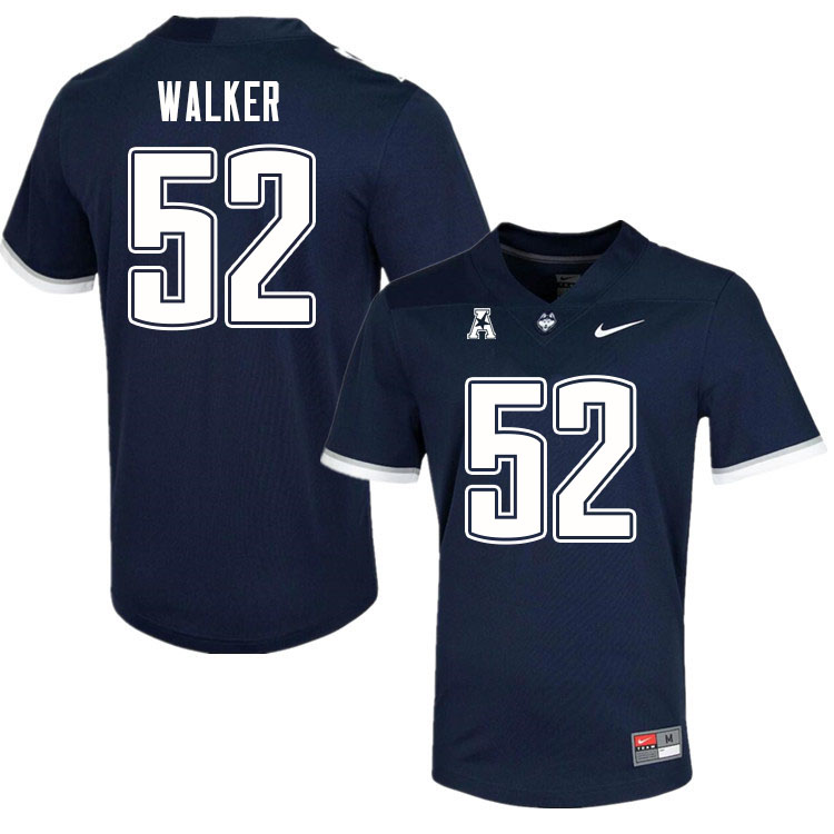 Men #52 Yakiri Walker Uconn Huskies College Football Jerseys Sale-Navy - Click Image to Close